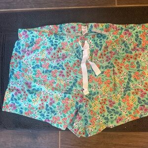 J. Crew Floral Drawstring Pajama Shorts